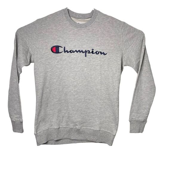 Champion Men's Gray Fleece Pullover Sweatshirt New - Picture 1 of 8